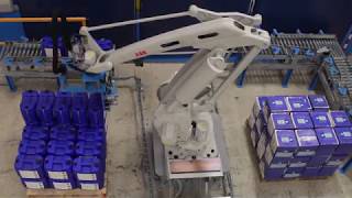 Robot Palletising | Drum and Case palletising | RMGroup