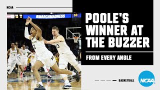 Jordan Poole's 2018 March Madness buzzer beater, from every angle