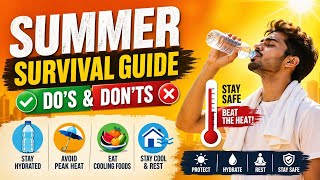 Ultimate Summer Survival Guide ☀️ Do’s & Don’ts Everyone Must Know#rescuequest #facts #emergency