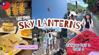 TAIWAN VLOG: DIY SHIFEN OLD STREET, Comida Toast, Sky Lantern, Souvenirs, JingAn Bridge | jaeccino ♡