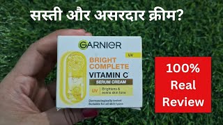 Garnier Bright Complete Vitamin C Serum Cream | 100% Real Review \u0026 Honest Opinion