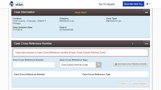 OFS File Into Existing Case (Illinois)
