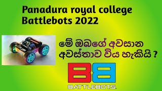 Panadura Royal College Battlebots 2022