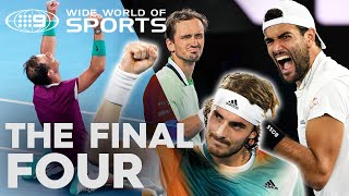 Every match point from the final four men: Australian Open 2022 | Wide World of Sports