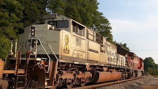 MILITARY UNIT! CP 8013, CP 7022, UP 7765 at Caledon, ON (SEP 11, 2024)