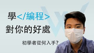 那些原因你要在2020學編程，初學者該從何入手？（廣東話）【Wong's Studio】