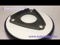 densen customized nodular cast iron sand casting and machining parts