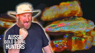 Dangerous Excavation Earns The Backlighters $60K At Auction! | Outback Opal Hunters