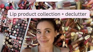 ✨ the ULTIMATE lip product collection and decluttter ✨