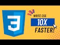 Write CSS 10x Faster In VS Code With Emmet Shortcuts | Ep - 2 #css #vscode #shortcut