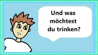 Deutsch lernen: Was möchtest du trinken? (drinks / boissons) (+ traduction / translation)