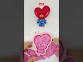 bts bt21 v taehyung tata kinetic sand cookie cutter asmr no talking bts bt21 taehyung