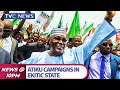 Atiku Campaigns In Ekiti, As Former Gov Fayose Shuns Rally