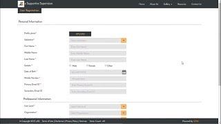 User Registration Tutorial : e-Supportive Supervision
