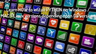 How to Install PYTHON in All versions of Windows / MAC/ Linux Easily #python #install_python #coding