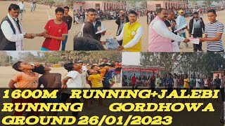 1600m running+jalebi running Gordhowa ground 26/January/2023