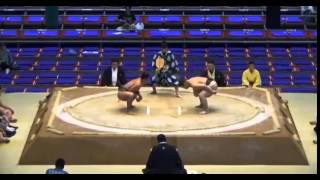 Musashitaira vs Kainowaka Day 1 Sumo Nagoya Basho July 2014