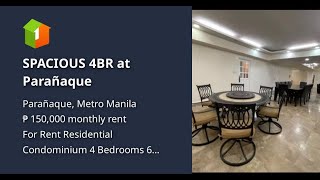 SPACIOUS 4BR at Parañaque