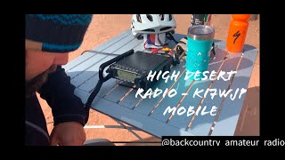 6300’ High Desert of Utah - Amateur Radio Operation FT-891 Bioenno 6Ah KM4ACK EFHW