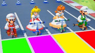 【スーパーマリオパーティ】ミニゲームマリオVsピーチVsデイジーVsルイージ(COM最強 たつじん)