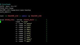 #21 BASH User data Backup Script
