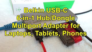 Belkin USB-C 6-in-1 Multiport Adapter