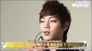 [B2STLYSUBS] 100325 THE STAR Interview - Doojoon