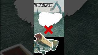 Tebak truck apa yang dimuati Excavator ijo ini #shorts #truck #heavyequipment #alatberat