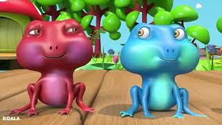 Five Little Speckled Frogs   More Nursery Rhymes & Kids Songs