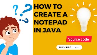 Notepad in java | notepad project with source code in java #java #project