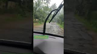 റോഡിൽ വെള്ളം കേറിയപ്പോ കണ്ട കാഴ്ച #rain #children #www.#india #kerala #calicut #kuttiady #car