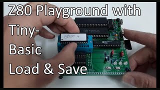 Z80 Playground - Tiny Basic load & save commands