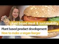 How to make a vegan burger: naVitalo & Brabender