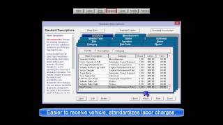 Manager SE - Setup - Std. Descriptions: Symptoms