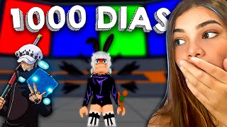 PASSEI 1000 DIAS no Blox Fruits pra CONSEGUIR a RAÇA mais RÁPIDA 😰(Ep.21)