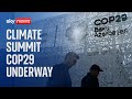 Watch live: First day of COP29 climate summit in Azerbaijan