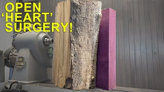 HUGE Elm Meets Exotic Woods - woodturning the beautifully useful vase