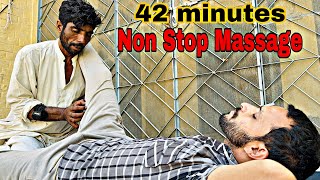 ASMR || LONGEST MASSAGE EVER | UNSTOPPABLE MASTER SAJJU’S NON STOP MASSAGE THERAPY #asmr