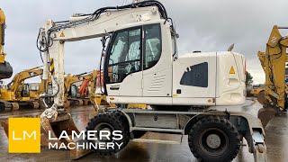 Liebherr A918 Compact Wheeled Excavator for sale @ lamersmachinery.com