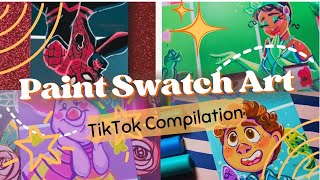 MY PAINT SWATCH ART - A Compilation of all of my FAVORITE Paint Swatch “Clock App” Videos