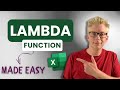 LAMBDA Explained in Simple Terms - Excel’s Most Confusing Function... Finally Made Easy