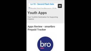 Apps review - smartbro prepaid tracker