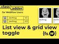Change views with a toggle | Class Adder for Webflow Interactions