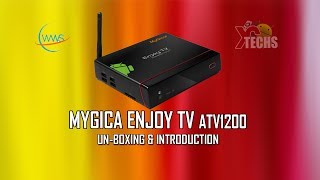 MyGica Enjoy TV ATV1200 Dual-Core Android Top Box Unboxing \u0026 Introduction