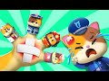Finger Family Boo Boo Song | Jobs Song | Nursery Rhymes | Kids Songs | Mimi and Daddy