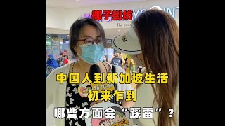 椰子街头采访：中国人到新加坡生活初来乍到，哪些方面会“踩雷”？