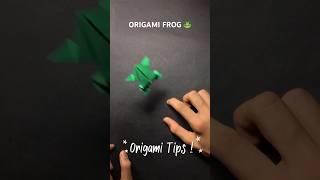 HOW TO MAKE ORIGAMI FROG STEP BY STEP | COOL ORIGAMI JUMPING FROG | EASY PAPER FIDGET TOY TUTORIAL |