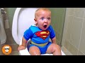 CUTE Screaming Babies At Home For the First Time || Just Funniest