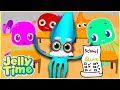 School Learning for Jelly and Shelly  | Jelly Time! | Jellyfish Animated Show for Kids