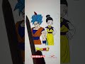 【主人公と嫁】変身悟空＆チチ shorts dragonball dragonballz dragonballsuper dragonballdaima ドラゴンボール